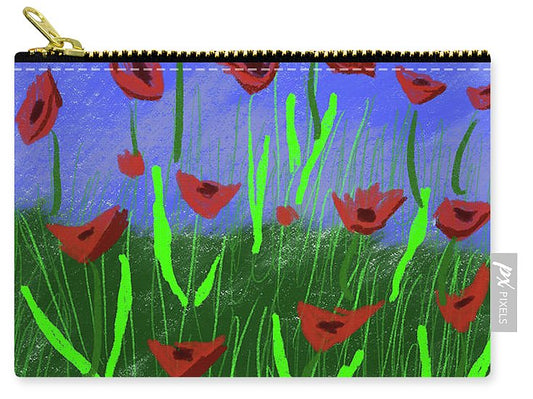 Field Of Poppies - Carry-All Pouch