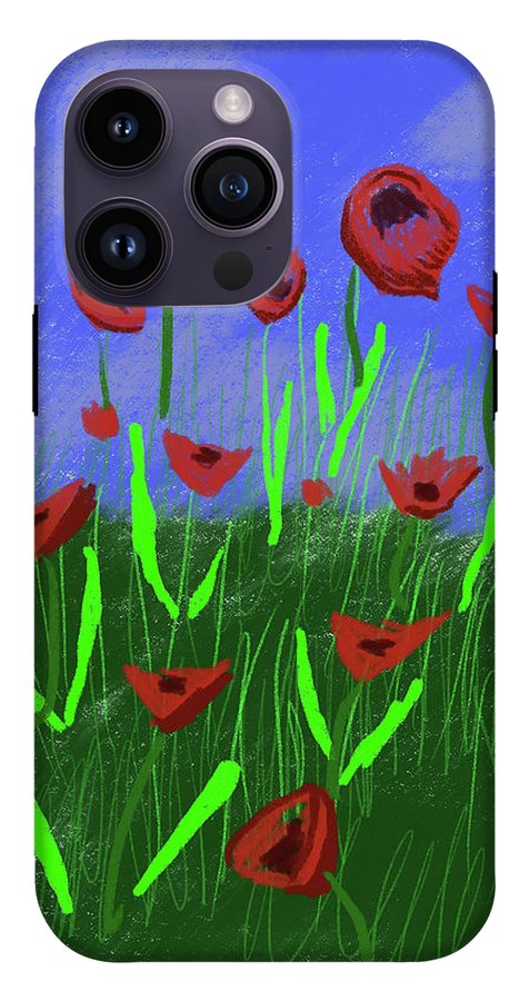 Field Of Poppies - Phone Case