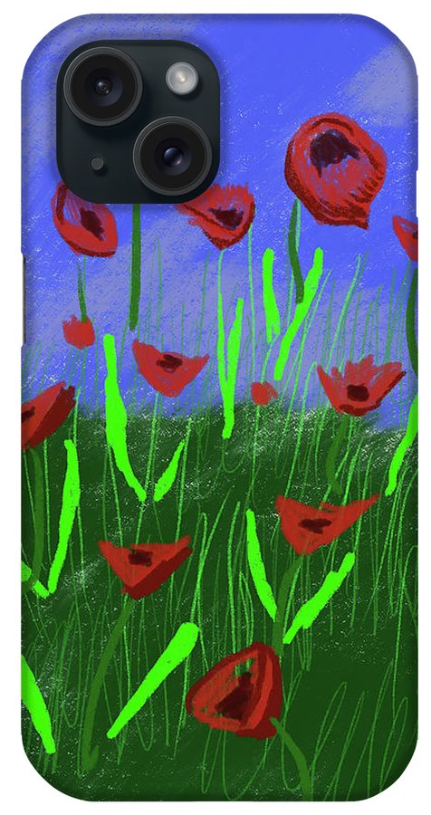 Field Of Poppies - Phone Case