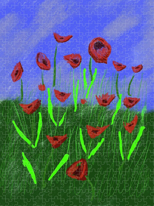 Field Of Poppies - Puzzle