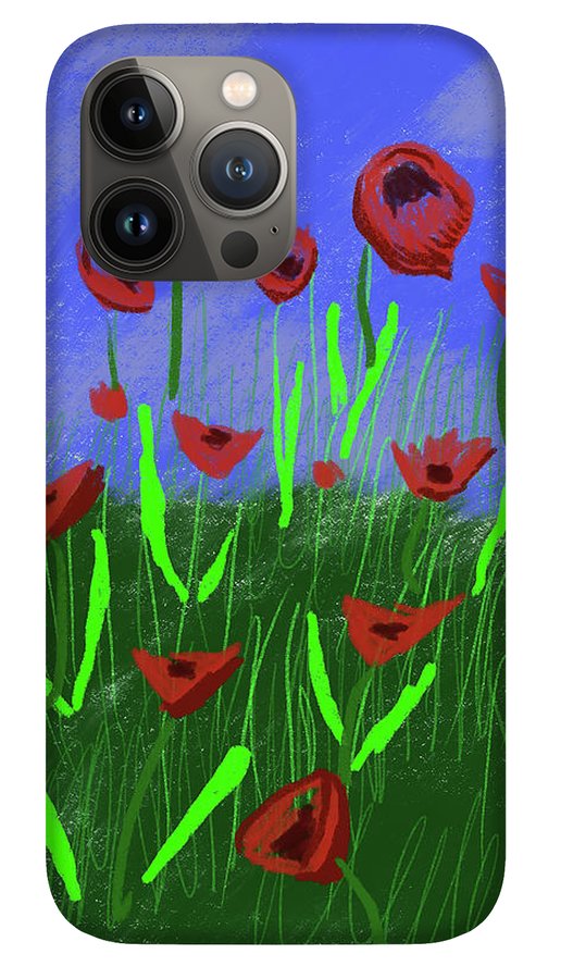 Field Of Poppies - Phone Case