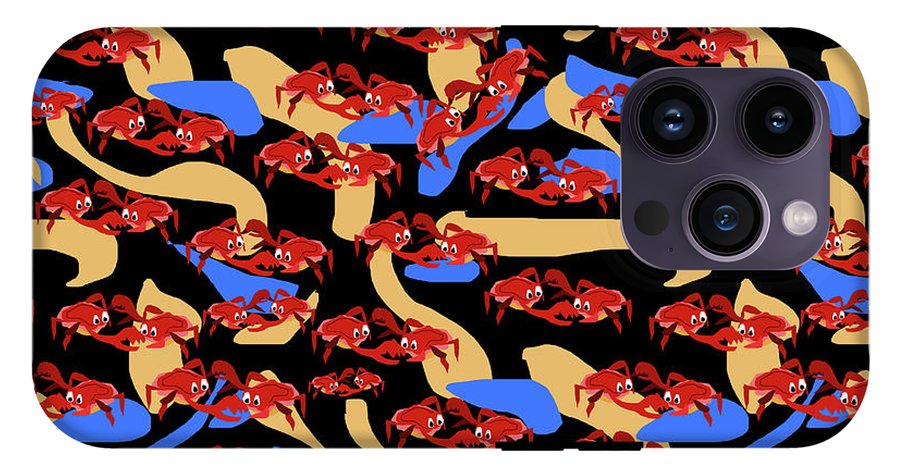 Fighting Crabbies Pattern - Phone Case