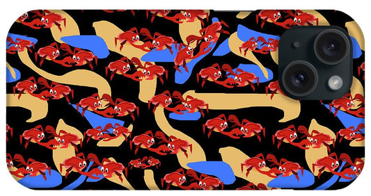 Fighting Crabbies Pattern - Phone Case