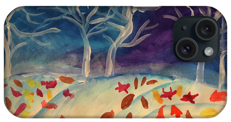 First Snow Came Early - Phone Case