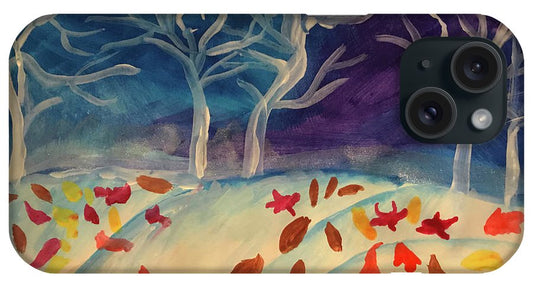 First Snow Came Early - Phone Case