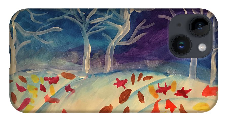 First Snow Came Early - Phone Case