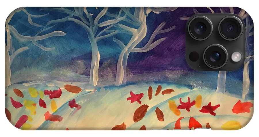 First Snow Came Early - Phone Case
