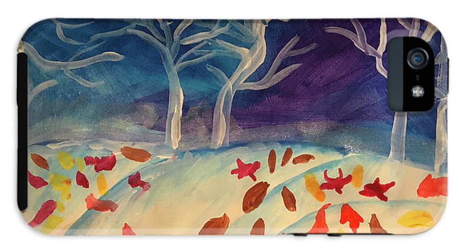 First Snow Came Early - Phone Case