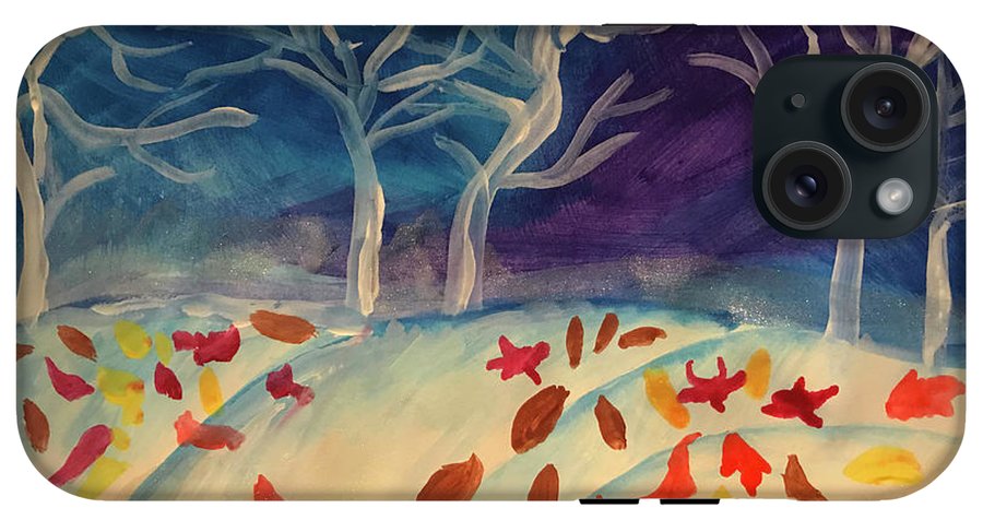 First Snow Came Early - Phone Case