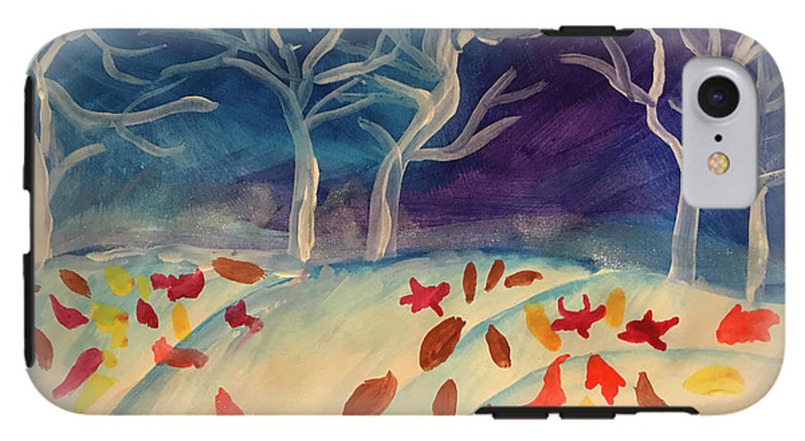 First Snow Came Early - Phone Case