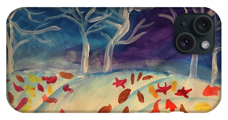 First Snow Came Early - Phone Case