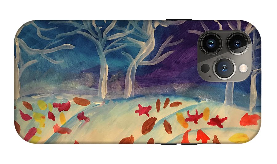 First Snow Came Early - Phone Case