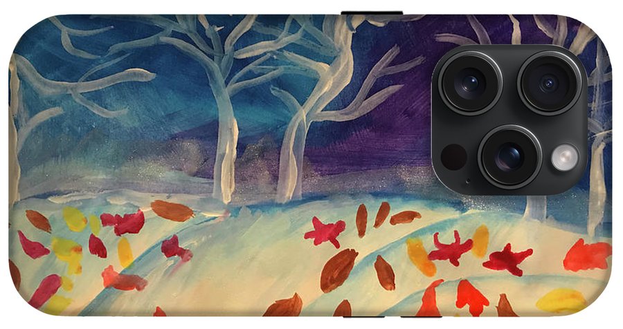 First Snow Came Early - Phone Case