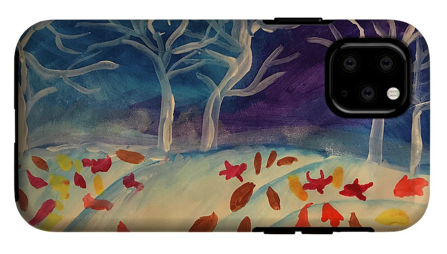 First Snow Came Early - Phone Case