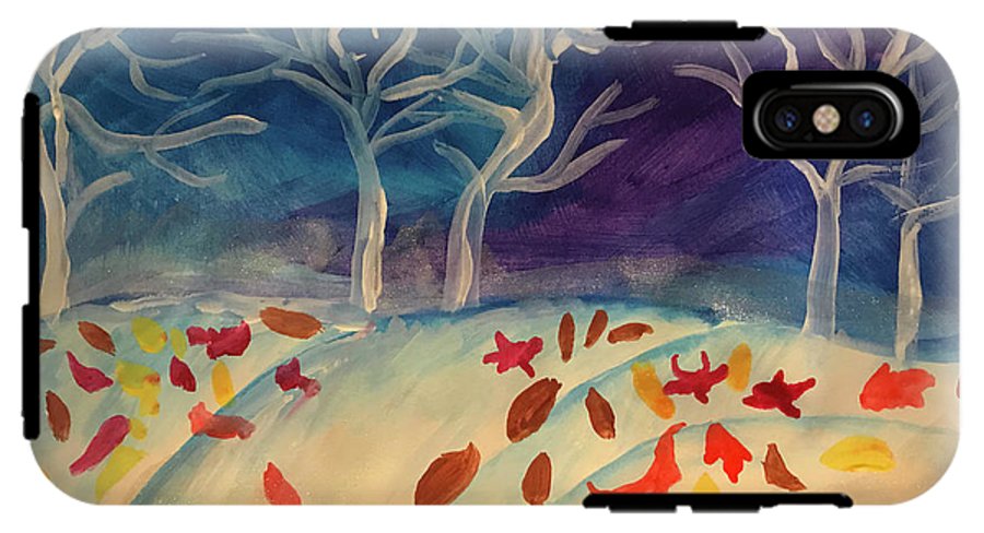 First Snow Came Early - Phone Case