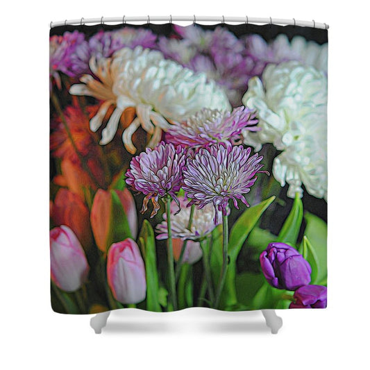 Flowers 202 - Shower Curtain
