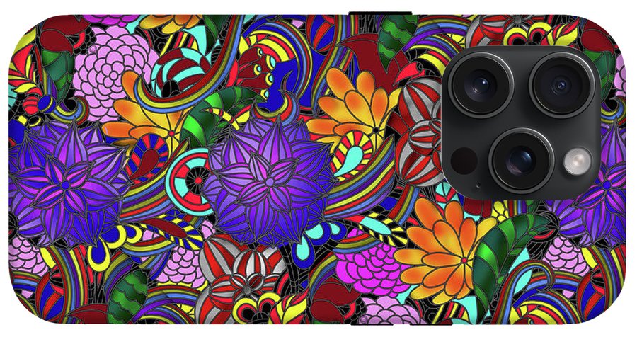 Flowers and Rainbows - Phone Case
