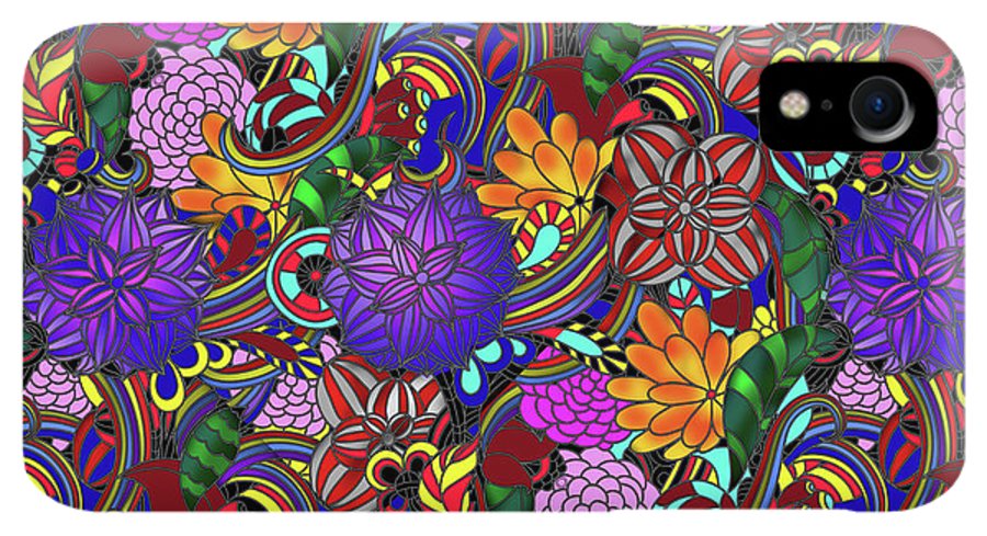 Flowers and Rainbows - Phone Case