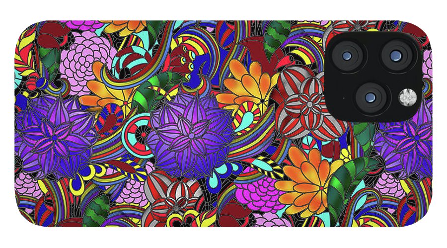 Flowers and Rainbows - Phone Case