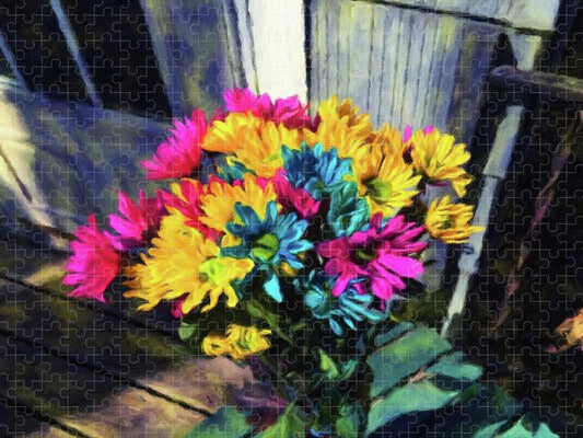 Flowers At The Door - Puzzle