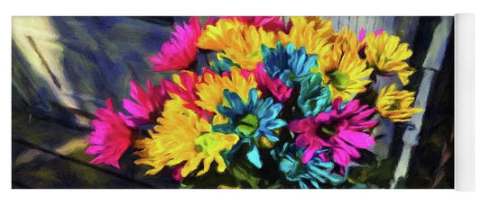 Flowers At The Door - Yoga Mat
