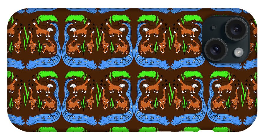 Foxes Pattern - Phone Case