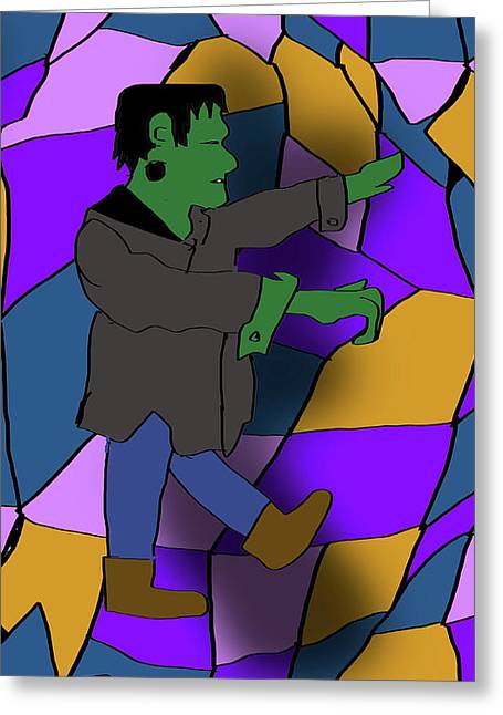 Frankenstein - Greeting Card