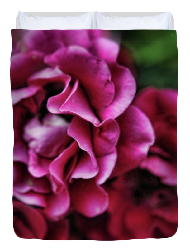 Fuchsia Flowers - Duvet Cover