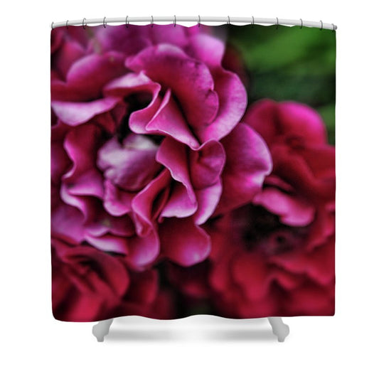 Fuchsia Flowers - Shower Curtain