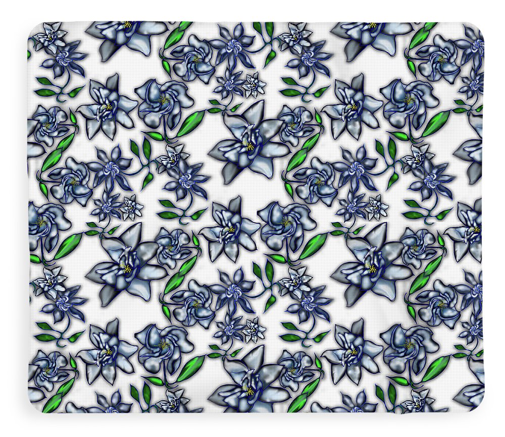 Gardenias on White - Blanket