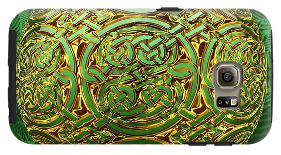 Gold Celtic Christmas Ornament - Phone Case