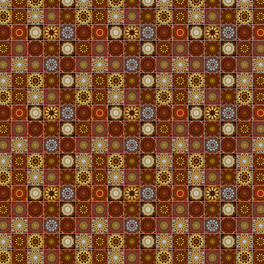 Gold Crazy Quilt Digital Image Download