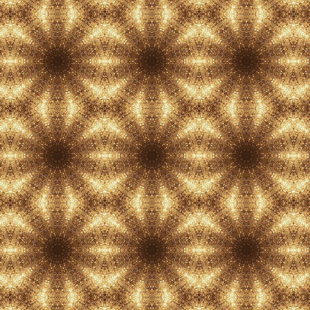 Gold Disco Kaleidoscope Digital Image Download