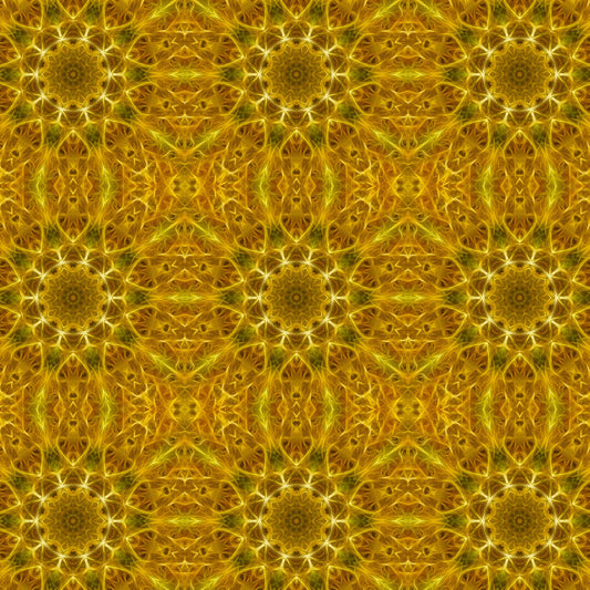 Gold Kaleidoscope Digital Image Download