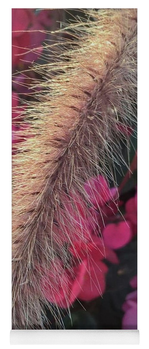 Grass and Geraniums - Yoga Mat