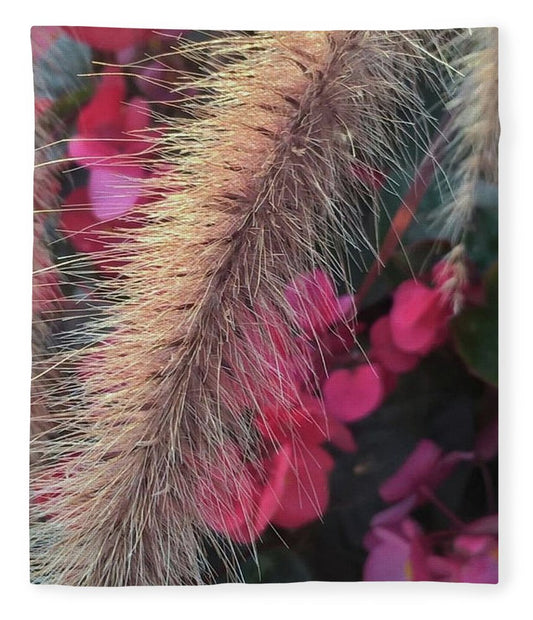 Grass and Geraniums - Blanket