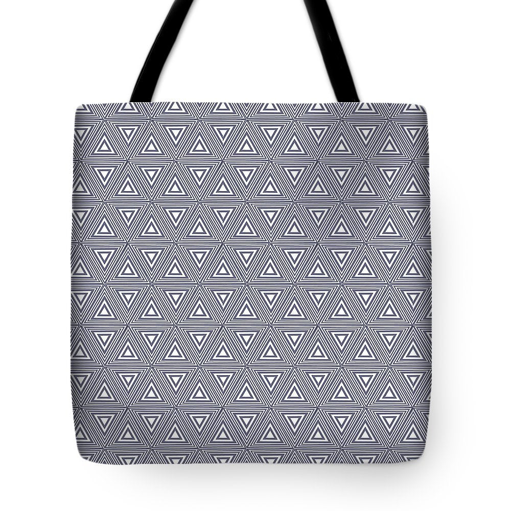 Gray Triangles - Tote Bag