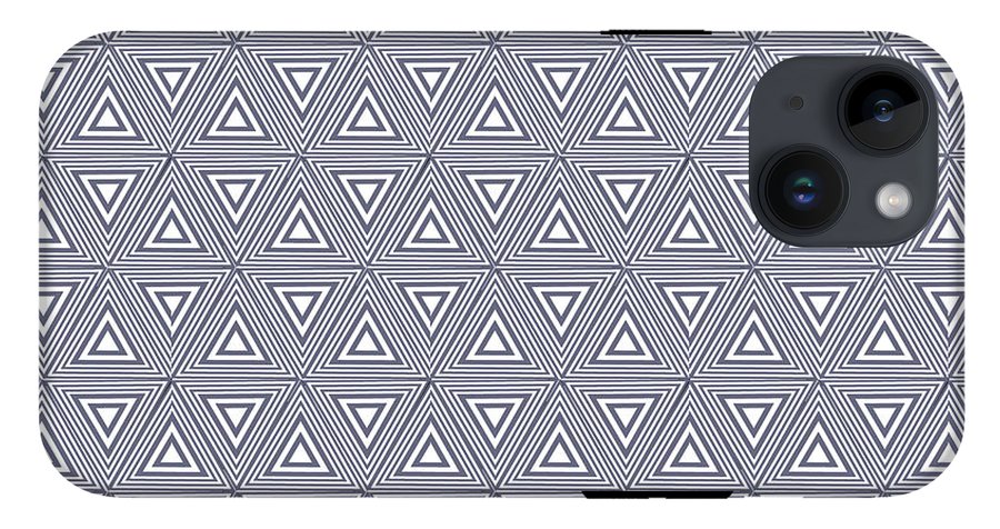 Gray Triangles - Phone Case