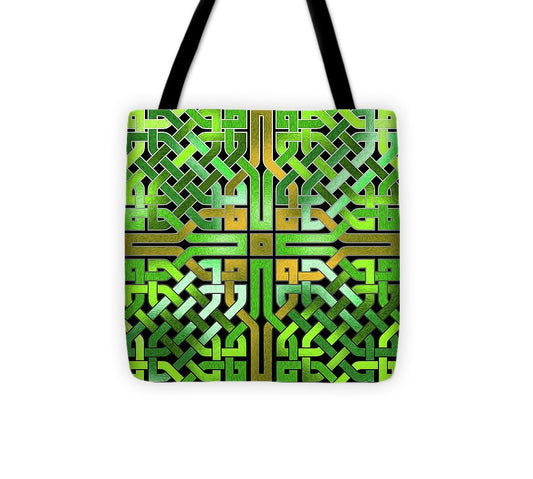 Green Celtic Knot - Tote Bag