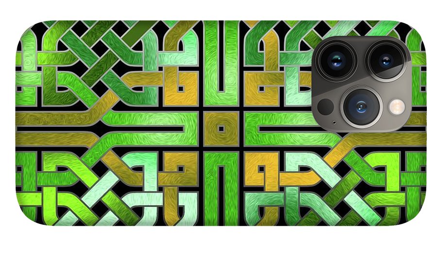 Green Celtic Knot - Phone Case