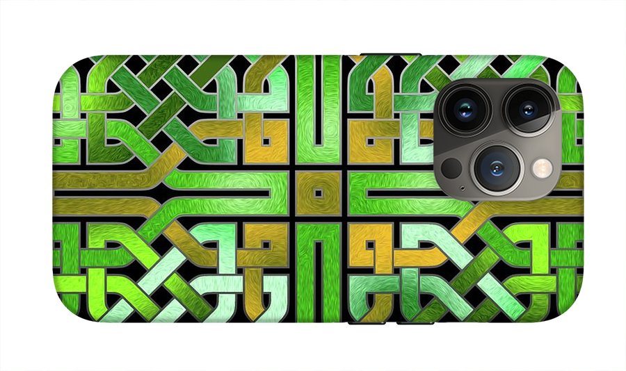 Green Celtic Knot - Phone Case