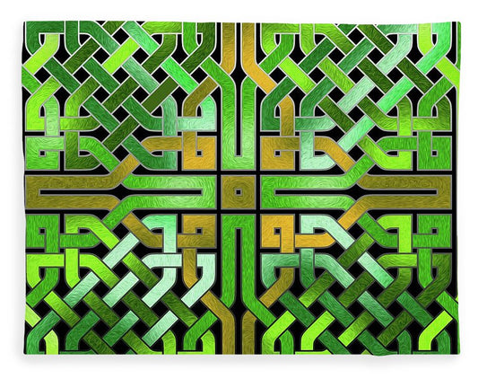 Green Celtic Knot - Blanket