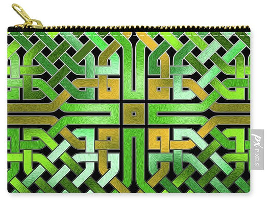 Green Celtic Knot - Carry-All Pouch