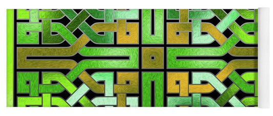 Green Celtic Knot - Yoga Mat