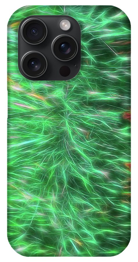 Green Garland Abstract - Phone Case