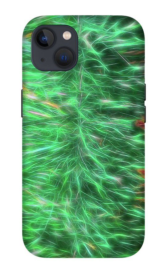 Green Garland Abstract - Phone Case
