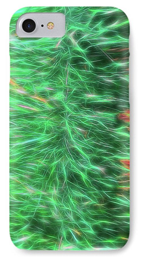 Green Garland Abstract - Phone Case
