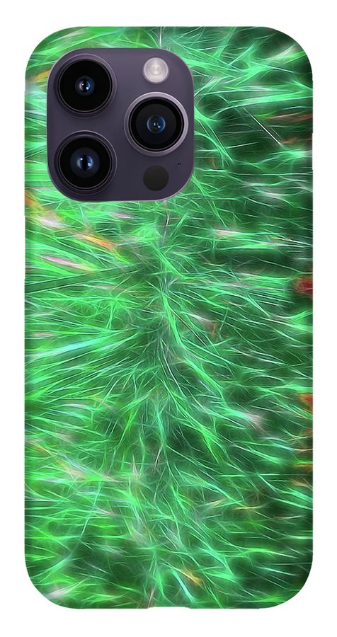 Green Garland Abstract - Phone Case