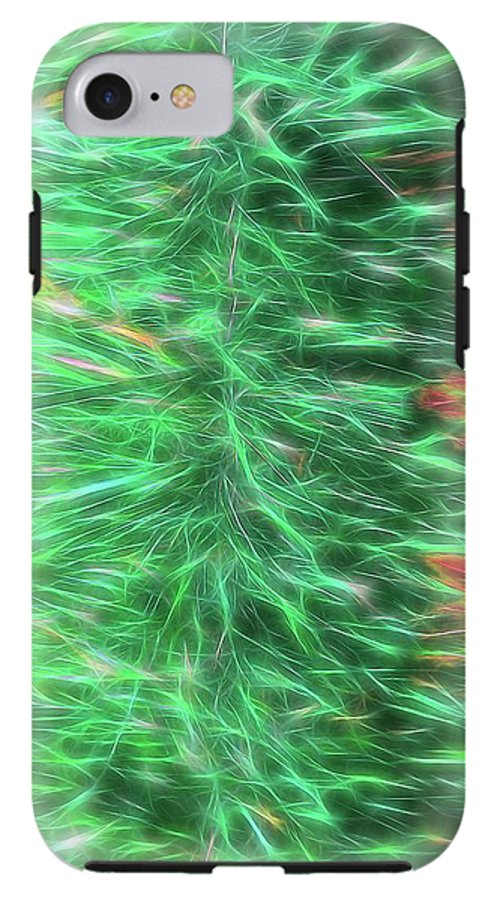 Green Garland Abstract - Phone Case