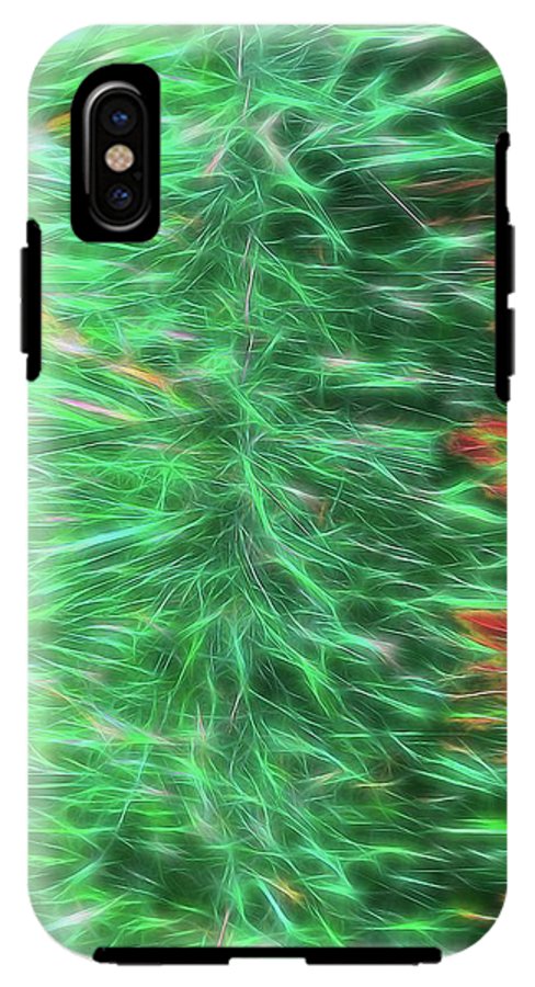 Green Garland Abstract - Phone Case